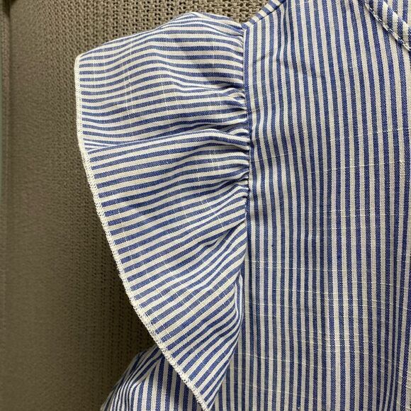 SHEIN plus size curve striped top with tassels/ size 1 - Picture 4 of 5